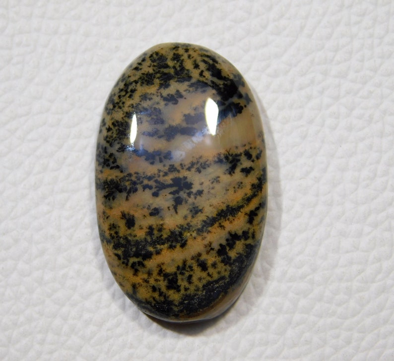 36x22x6 MM Approx Natural Honey Dendrite Agate Cabochon 53.00 Cts Oval Shape Loose Dendrite Gemstone Smooth Agate Jewelry Dendrite Pendent