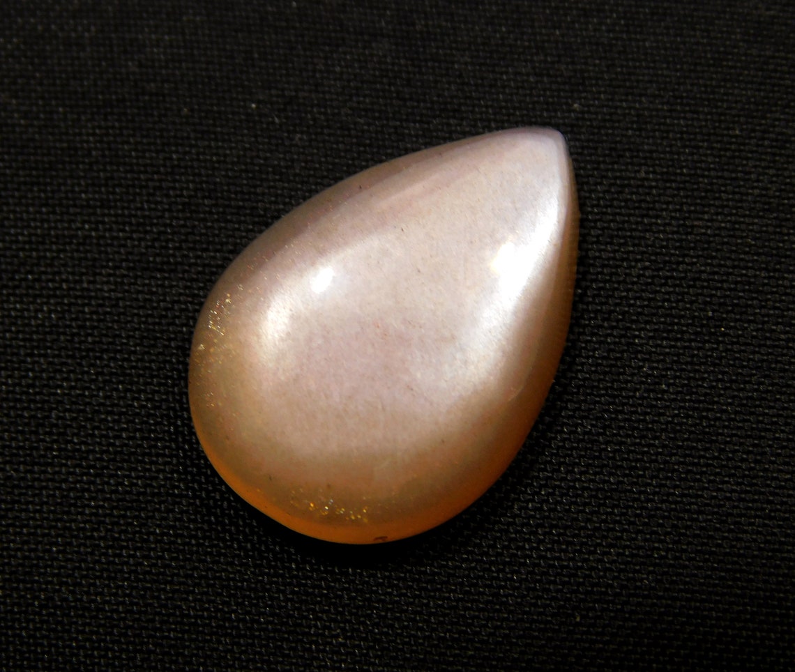 11.Ct Natural Flashy Fire Moonstone Cabochon Pear 14x19x5MM Etsy