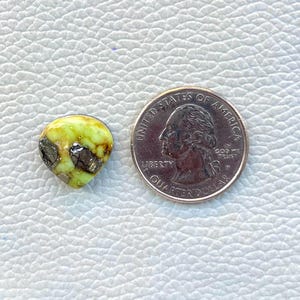 AAA Grade Palomino Heart Cabochon Gemstone &#39;100% Natural Palomino Cabochon Jewelry Making Back Side  10 Carat