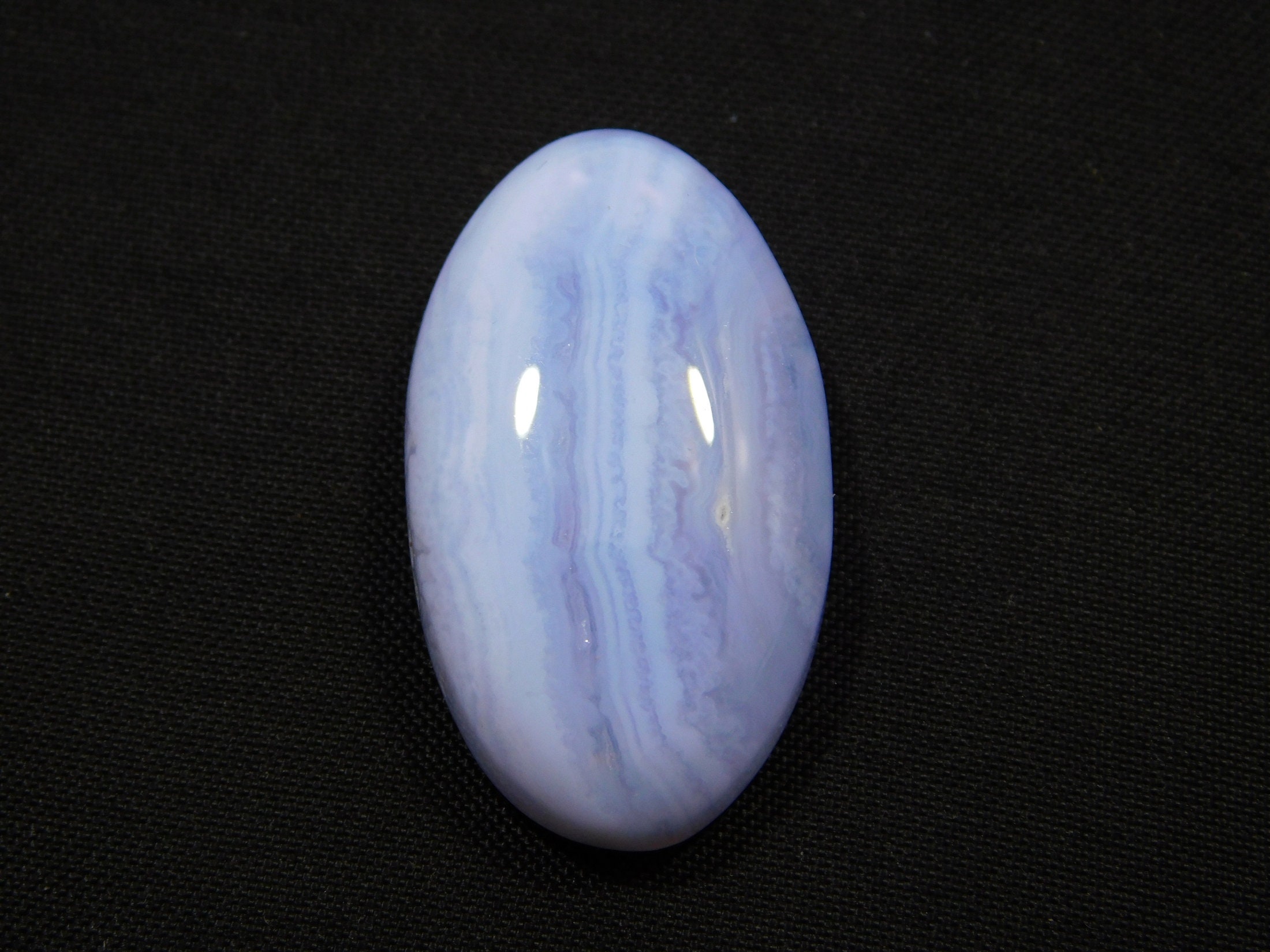 27.CT Top Quality Natural Sky Blue Lace Agate Oval Cabochon Etsy