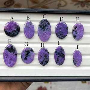 Natural Charoite cabochon Purple Charoite Gemstone Purple Stone Charoite Cabochon Both Side Polished Charoite Stone Jewelry Making