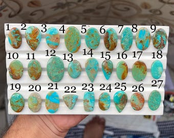 Natural Patagonia Turquoise Mix Shape Cabochon Gemstone Patagonia Turquoise Gemstone , Arizona Mines Jewelry Making