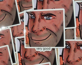 Heavy Team Fortress 2 Very Good Sticker Gmod CS TF2 Counterstrike Valve novelty meme