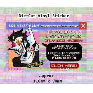 Hot Local BIG SHOTS Spam Sticker - Gaming Inspired Vinyl Sticker