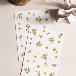 Carte postale « Fleurs » • Peinte à la main • Carte de félicitations anniversaire fête d'été image 4