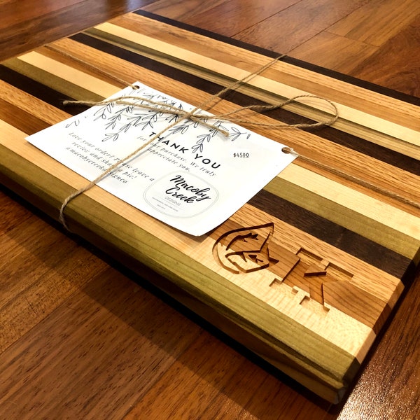 Custom Personalized Cutting Board Housewarming, Wedding, closing gift