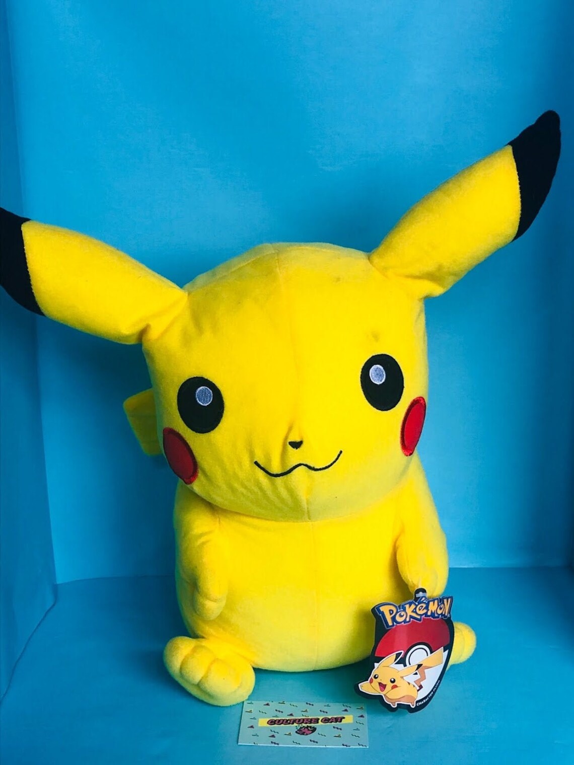 Huge Pokemon Stuffed Animal PIKACHU RARE Pokémon Gotta Catch | Etsy