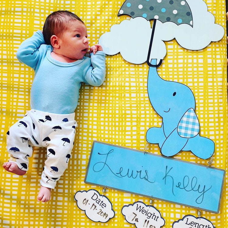 Hospital Door Hanger/ Nursery decor/ Baby shower gift/ Birth Etsy