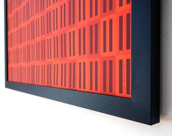 Stampe digitali di vecchia birreria, quadri su tela, arte moderna, arte astratta, motivi geometrici, Berlino geometrica