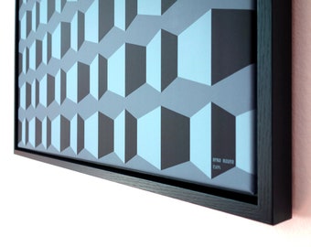 Spreeufer Stampe digitali Quadro su tela Arte moderna Arte astratta Motivi geometrici Berlino