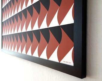 Stampe digitali di Carnevale, quadri su tela, arte moderna, arte astratta, motivo geometrico, Berlino