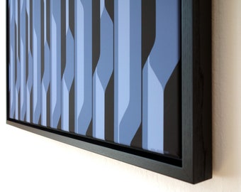 Gleisdreieck Stampa digitale Quadro su tela Arte moderna Arte astratta Motivo geometrico Berlino