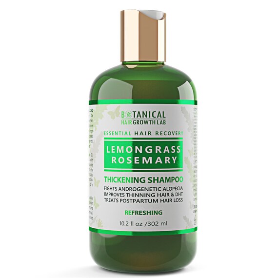 Anti Hair Loss Shampoo Lemongrass Rosemary Organic Etsy