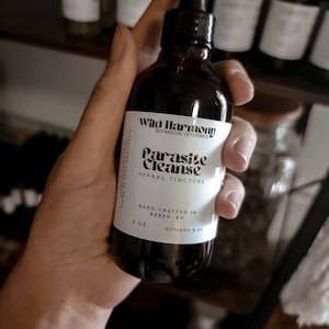 Natural Parasite Support Herbal Tincture Black Walnut Wormwood