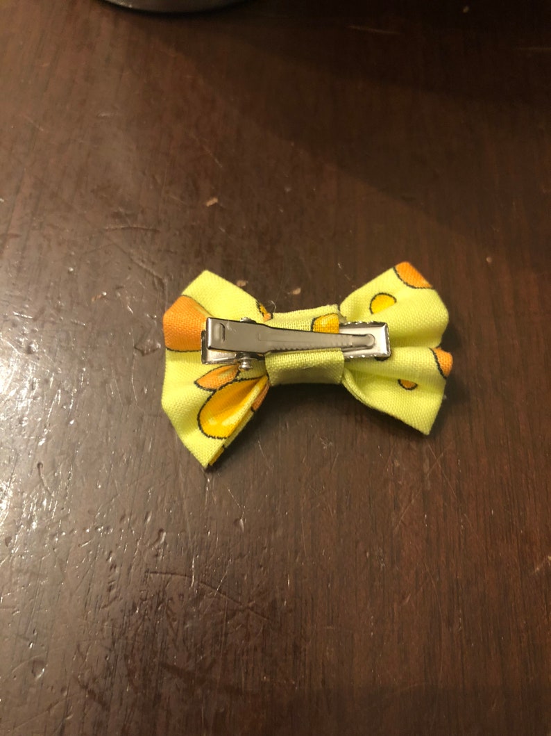 Pink Flower Hair Bow