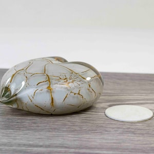 Mini Urna Serce Białe 12cm