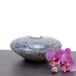 Mini Urn | Tealight Urn | Glass Urn | Gray | Large