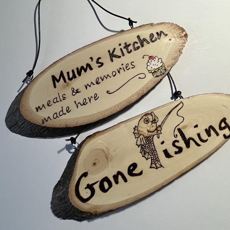 Pyrography Sign - Etsy