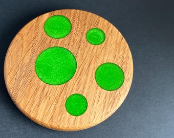 Wooden Coasters with Resin, House Warming Gift