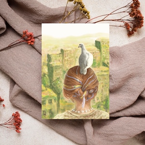 Postcard "dove"