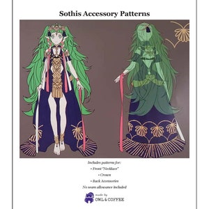 Fire Emblem Three Houses - Sothis Accessories Pattern - Printable!