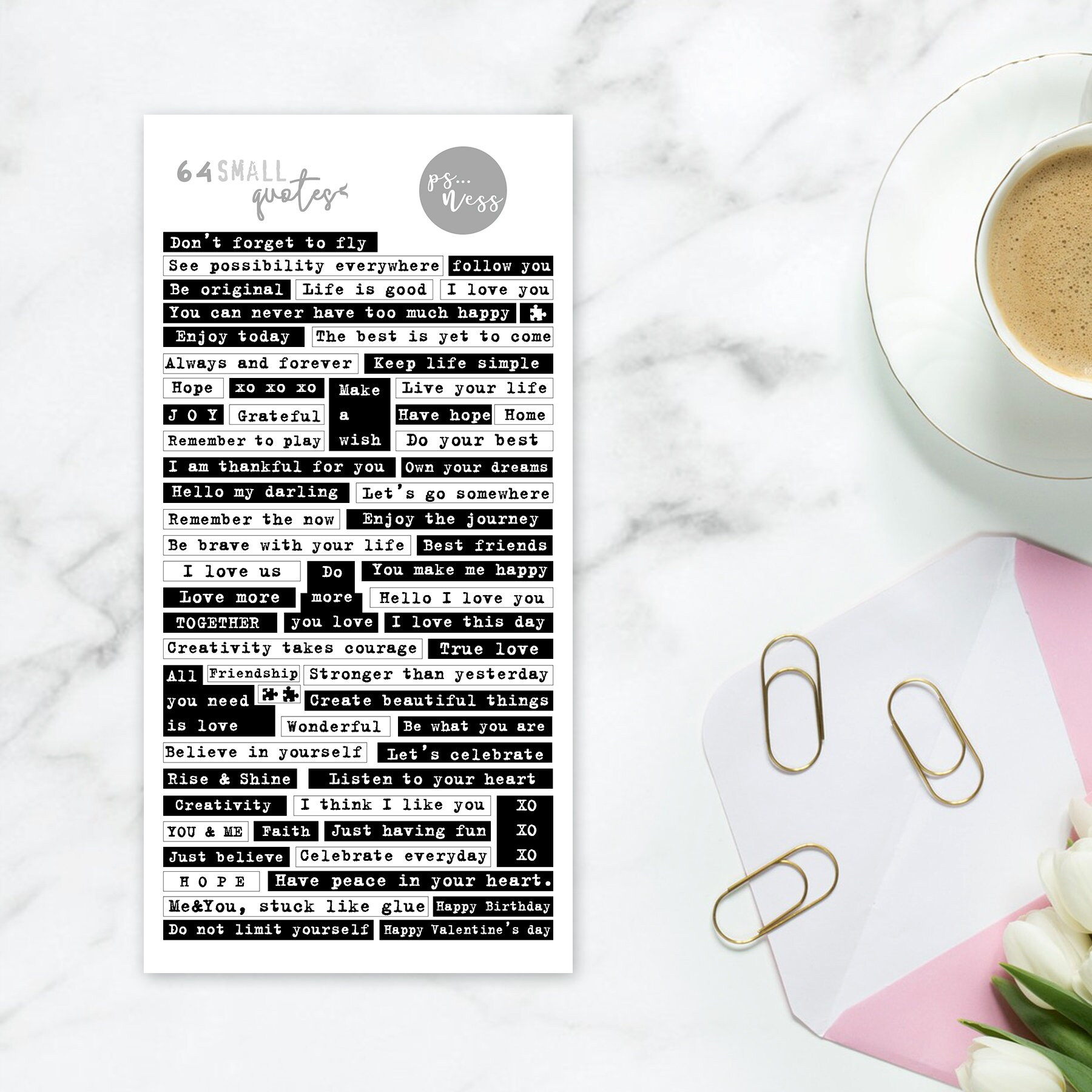 Inspirational stickers quote stickers motivational stickers | Etsy