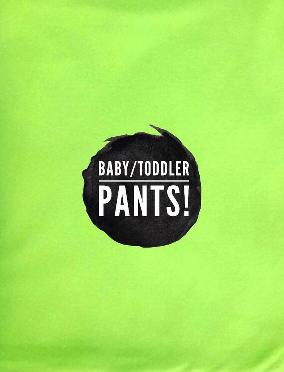 lime green baby pants