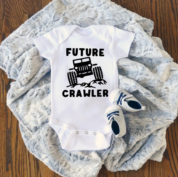 FUTURE CRAWLER Onesie bodysuit Baby Jeep clothes 