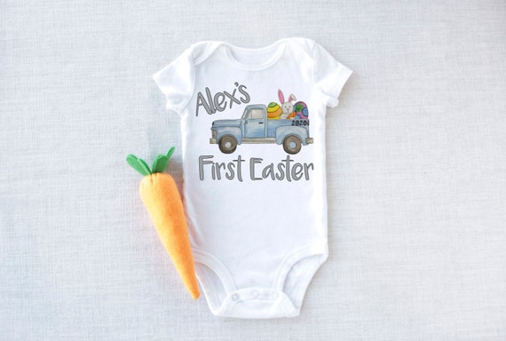 my first easter onesie boy