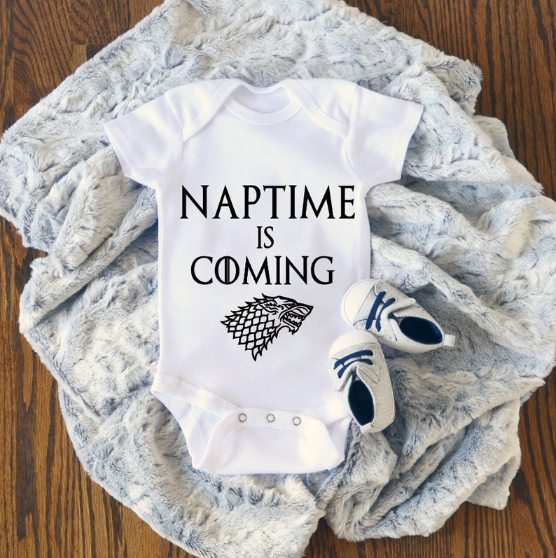 Natime is Coming Game Of Thrones Onesie- Winter is Coming Baby Shower Gift Game of Thrones Baby Clothes Game of Thrones Baby Onesie\u00ae