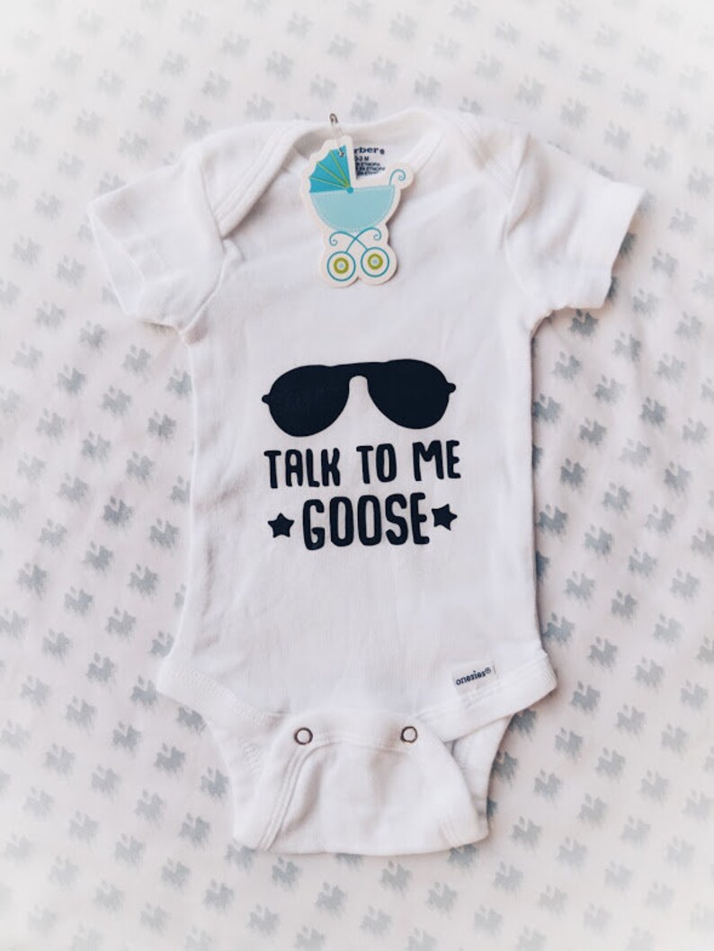 talk to me goose onesie