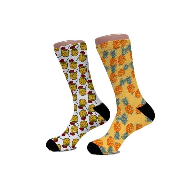 Custom Photo Socks sock Personalized,Photo Socks Picture Socks Custom Socks Socks pineapple Printed Socks