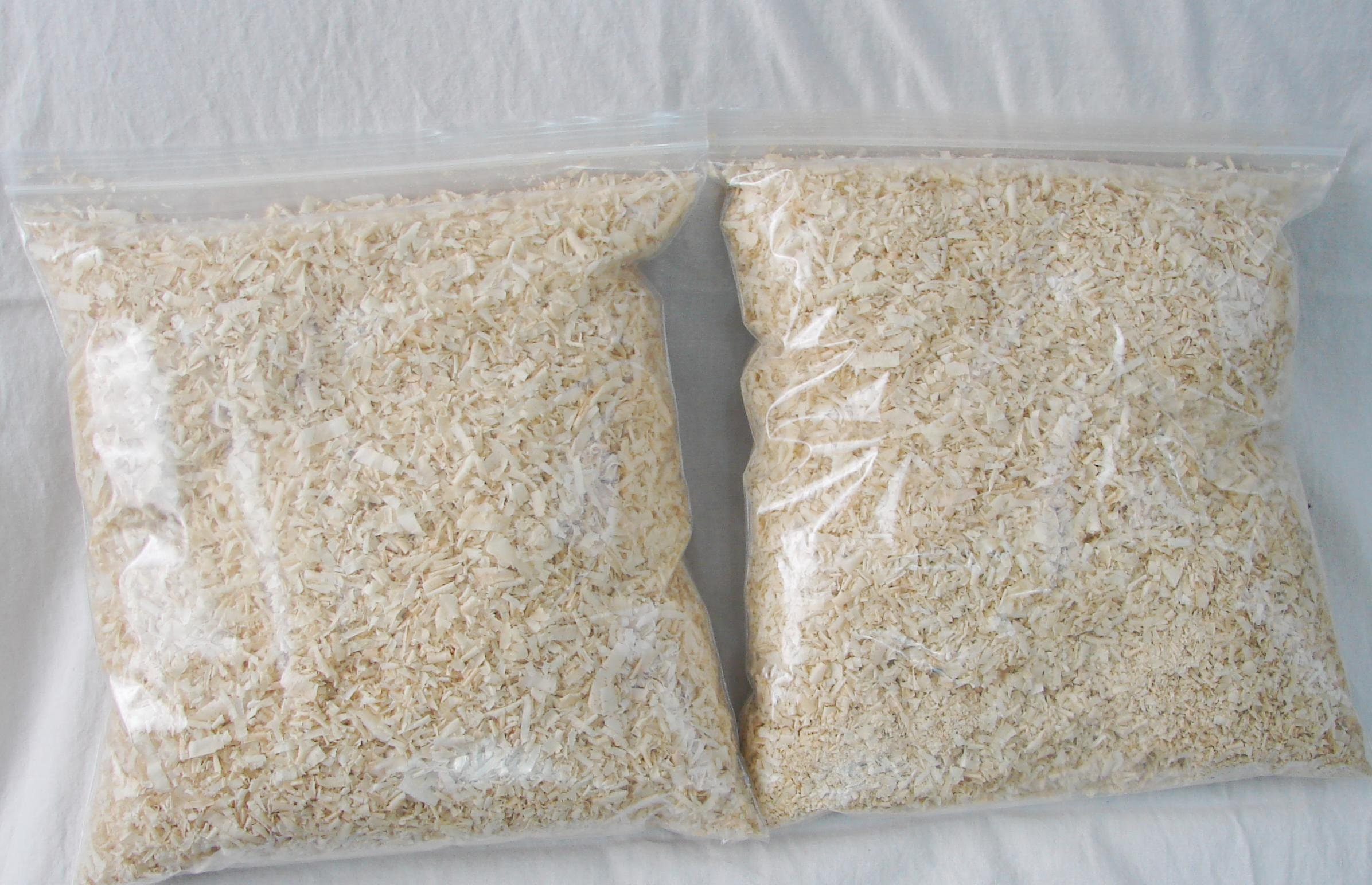 Clean Dried 2 Gallon Size Ziplock Bags of Sawdust Etsy