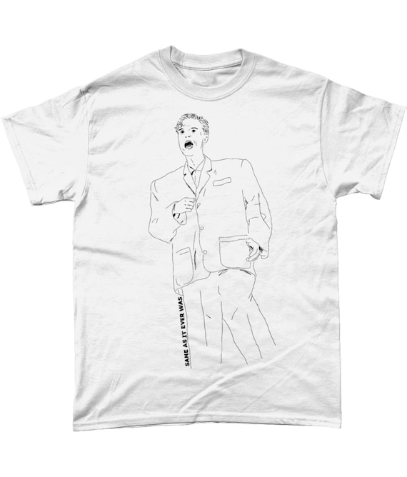 David Byrne in a Big Suit - White Tee - Talking Heads Stop Making