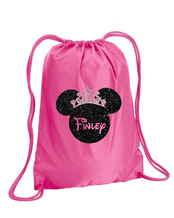 glitter minnie mouse backpack