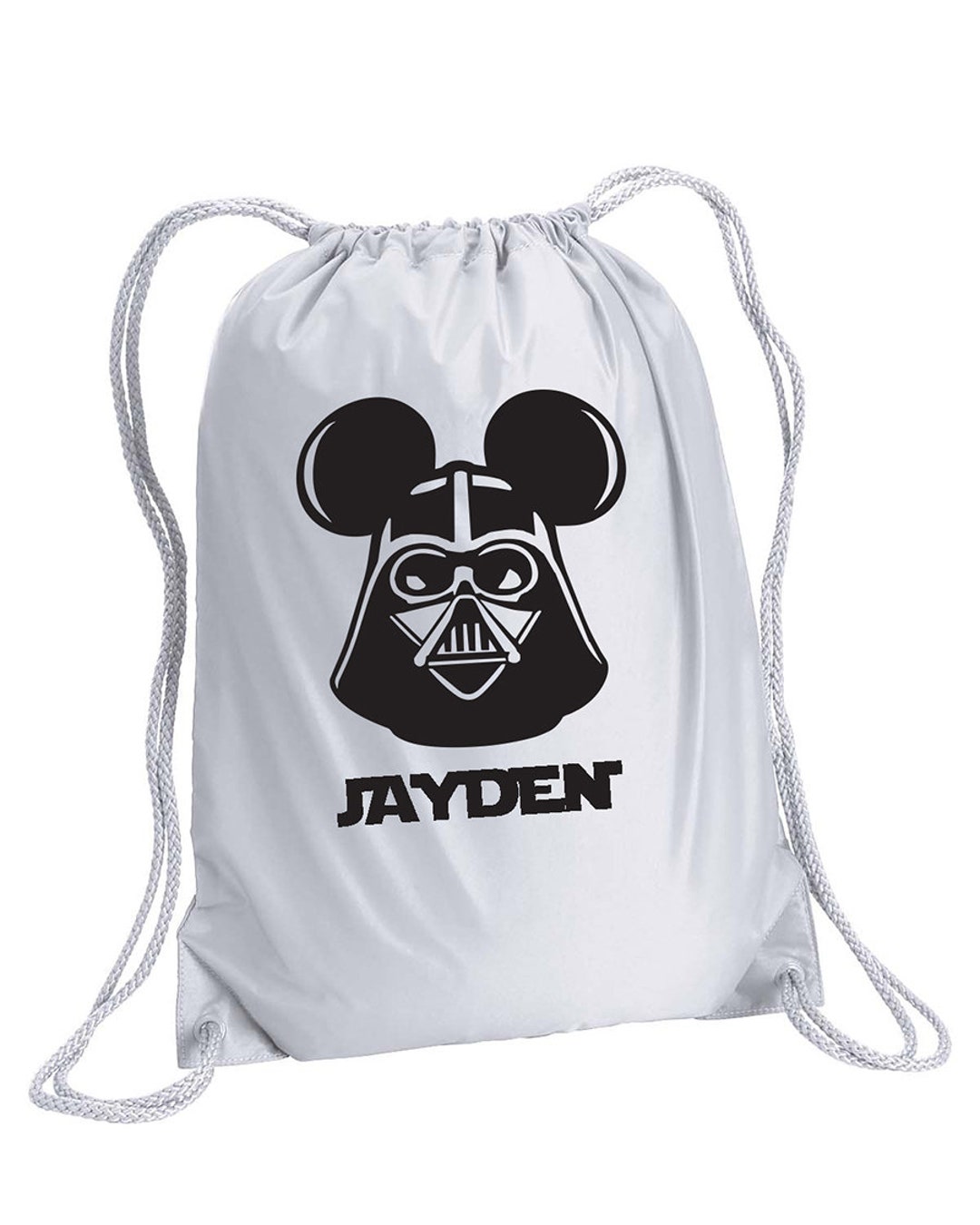 Darth Mickey Bag Minnie Mouse Drawstring Bag Star Wars Sling - Etsy