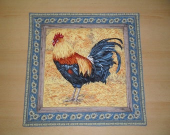 Wandbehang  HAHN, OSTERN Osterdeko Roaster, Quilt, Ostern Deko