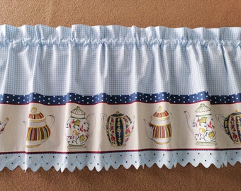 Country house curtain TEEKANNE Bistrogardine Vintage Landhaus country shabby