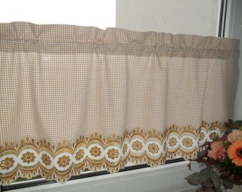 Cottage curtain bistro curtain shabby provence cottage