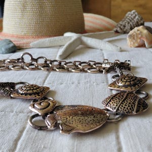 vintage chicos Silpada boho sterling silver and brass accents belt Chicos Silver Belt - Etsy main image 3