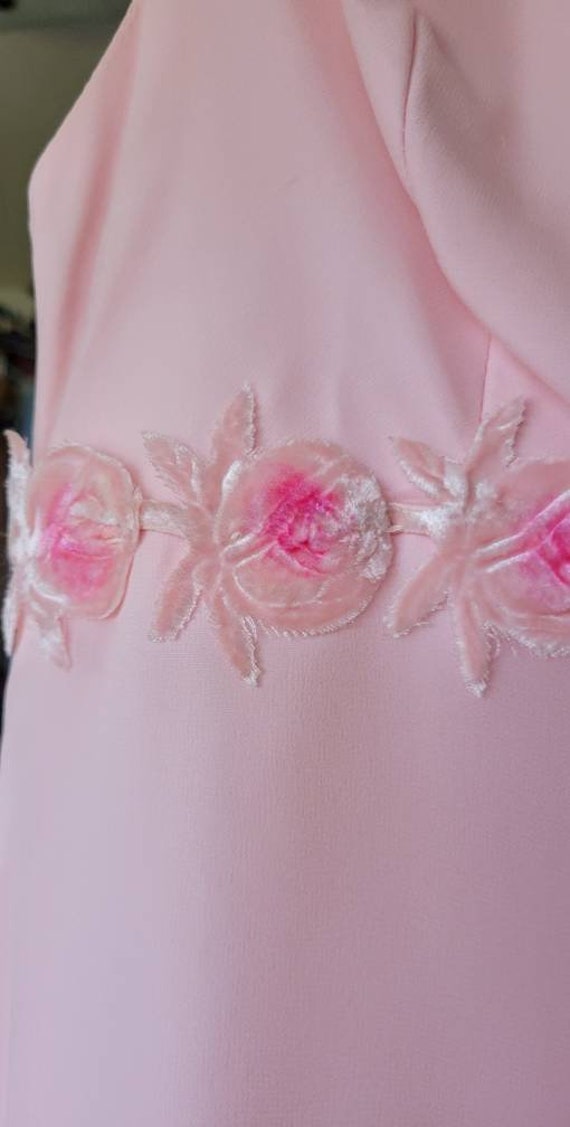 Vintage 1960's pink special occasion dress spring/