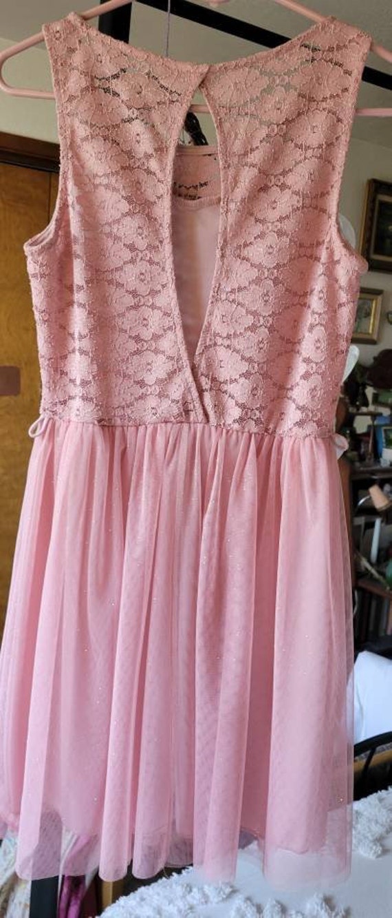 Vintage Deb sparkling pink princess, fairy dress - image 6