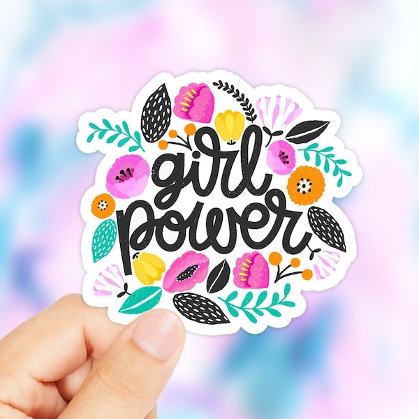 Girl Power Sticker - Future Is Female Sticker - Resist Sticker - Grl Pwr Sticker - Tumblr - Women Rights Sticker - Gender Equality Sticker