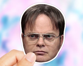 Dwight Schrute Sticker - Office Dwight - Dwight Schrute The Office TV Show - The Office TV - Office Dwight - Tumblr Stickers - The Office
