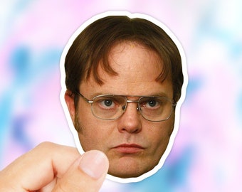 Dwight Schrute Sticker - Office Dwight - Dwight Schrute The Office TV Show - The Office TV - Office Dwight - Tumblr Stickers - The Office