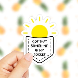 Sunshine In My Pocket Sticker