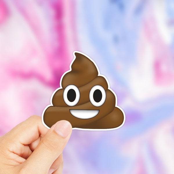 Poop Emoji Sticker