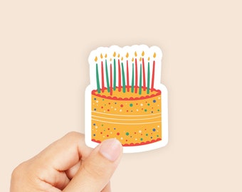 Birthday Cake Sticker