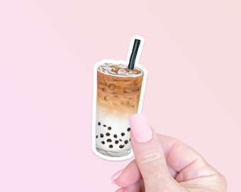タピオカティーステッカー