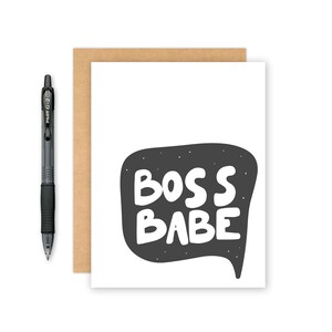 Chef Babe Karte - Frauen in der Regel Karte - Mitarbeiter Wertschätzung Karte - beste Freund - Bestie-Karte - Girl-Power - Girl Power-Karte - lustige Karte